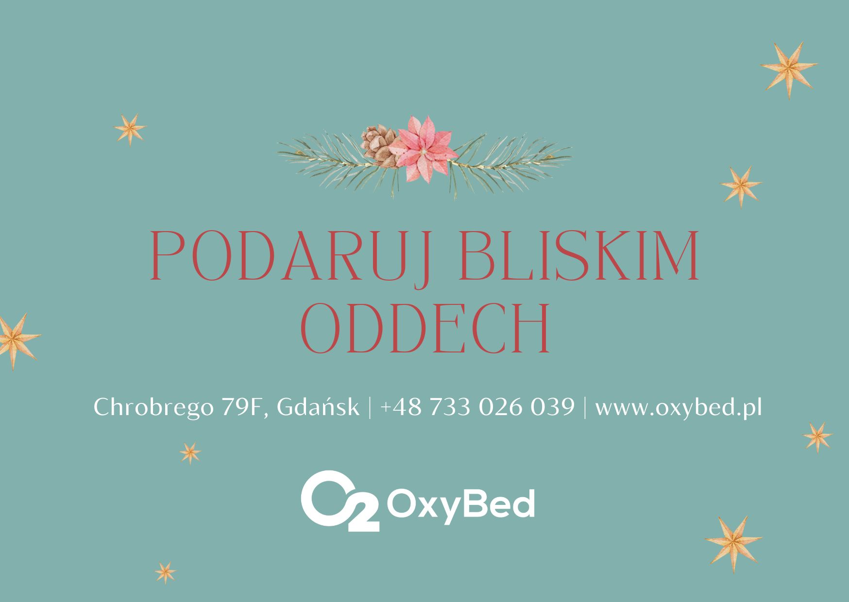 Świąteczny voucher oxybed